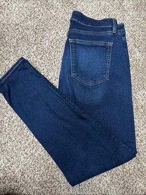 LOFT Dark Indigo Skinny Jeans